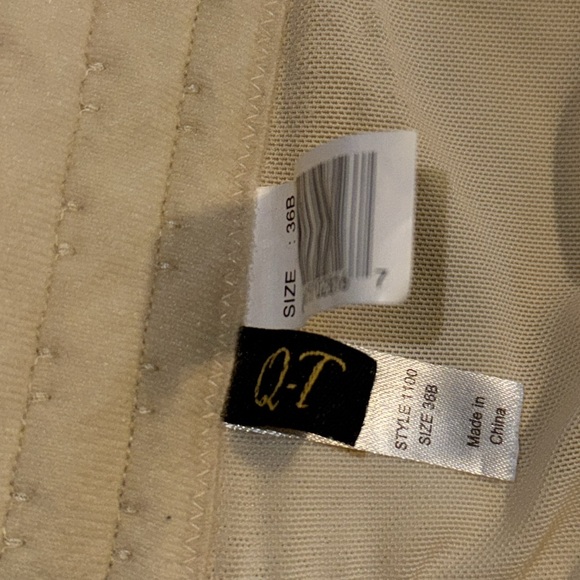 Q-T Strapless Cream Bustier Shaper-size 36B - Picture 8 of 10